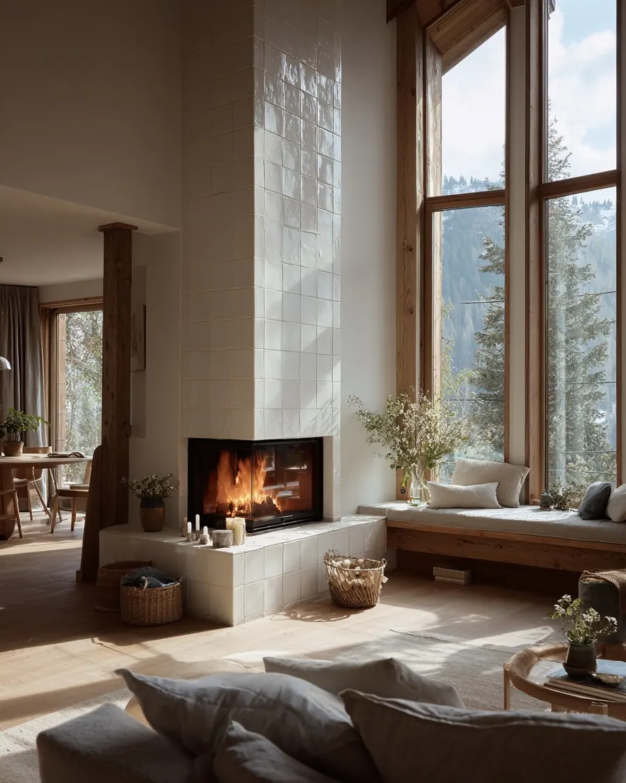 Tiled stove